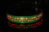 LED Engraved Leather Dog Collar – Stylish & Safe at Night