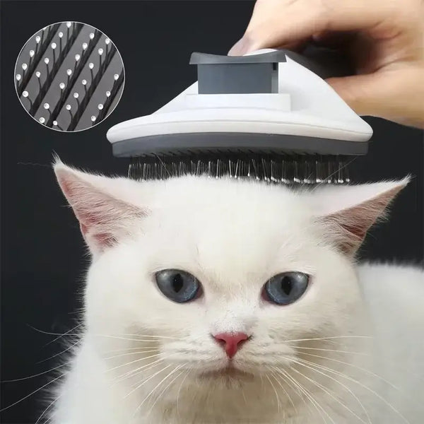 Pet Brush: Grooming & Hair Removal for Dogs & Cats